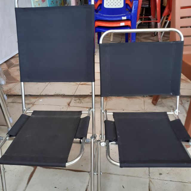 Ghês xếp inox lưng cao