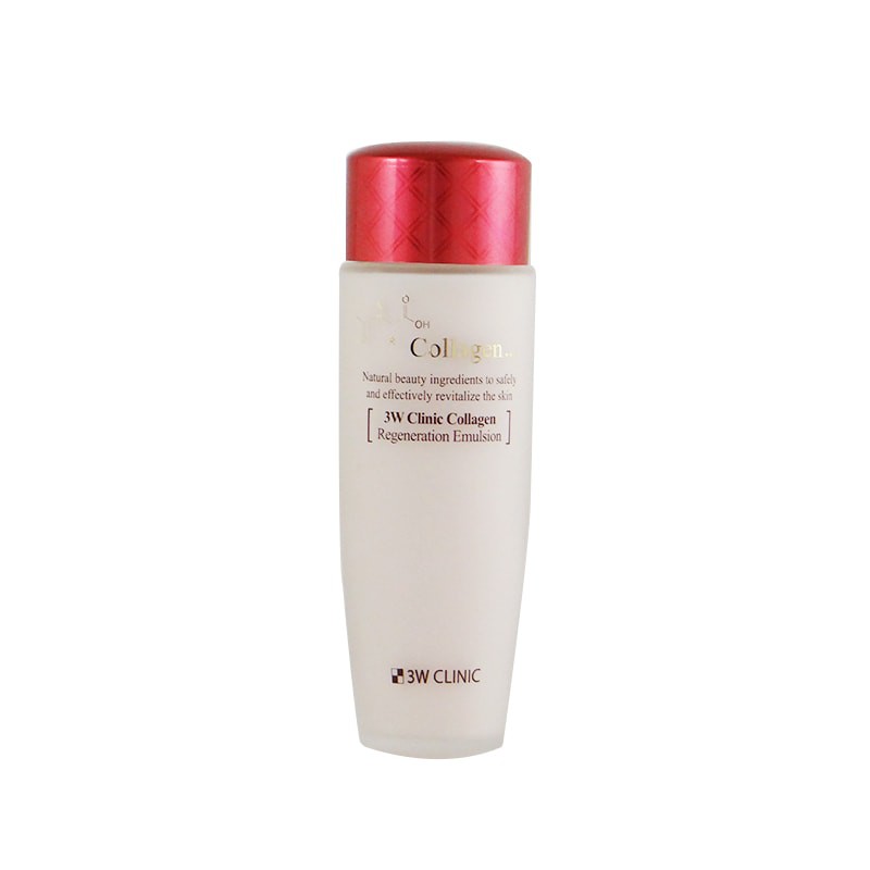 Sữa dưỡng da săn chắc chống lão hóa Collagen 3W CLINIC COLLAGEN REGENERATION EMULSION 150ml - Hàn Quốc Chính Hãng