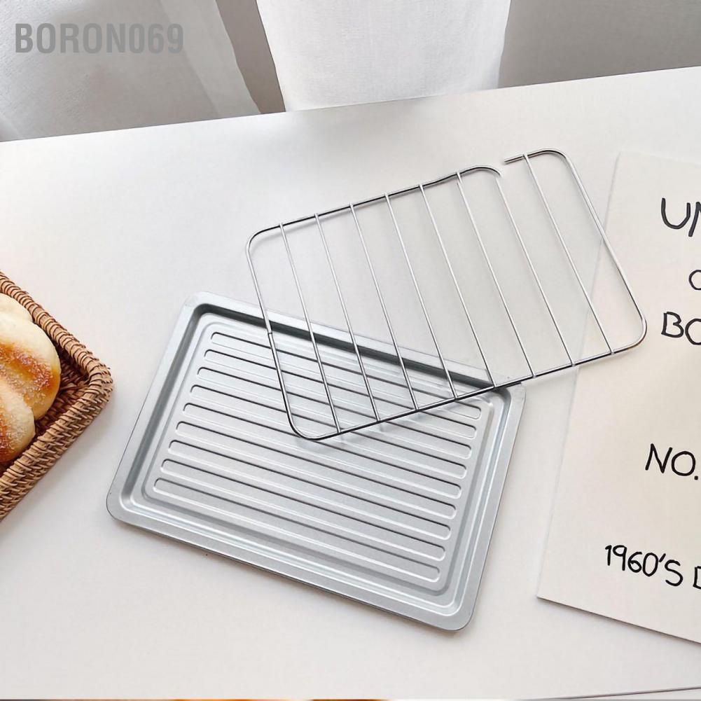 Lò nướng mini 12L 700W Mặt bàn Đa năng hoa văn dễ thương cho bếp gia đình Boron069