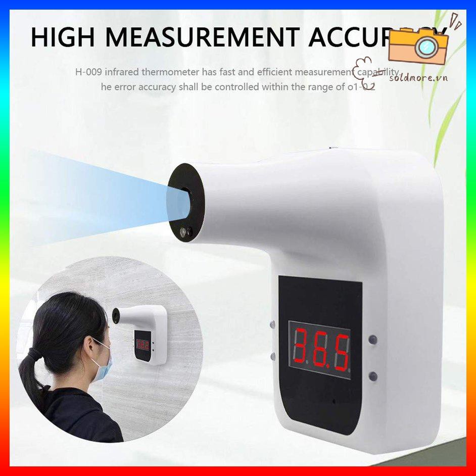 [SOE]  Wall Mounted Infrared Thermometer Adults And Children No Contact Precise Measure Temperature Alarm Thermometer