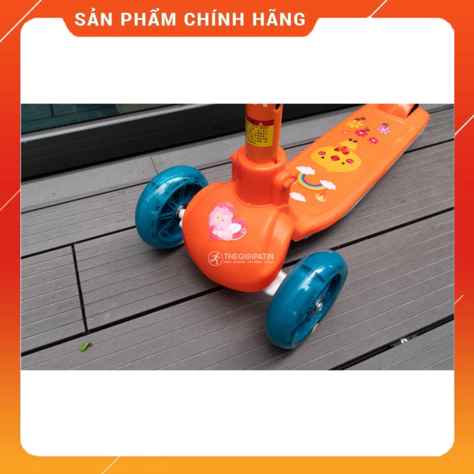 Xe Scooter Cho Bé Centosy 202, Họa Tiết Cá Heo Đáng Yêu Cao Cấp, Có 3 Bánh