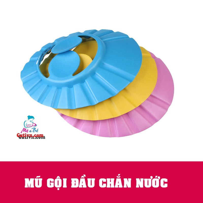  Mũ Gội Đầu Chắn Nước Cho Bé