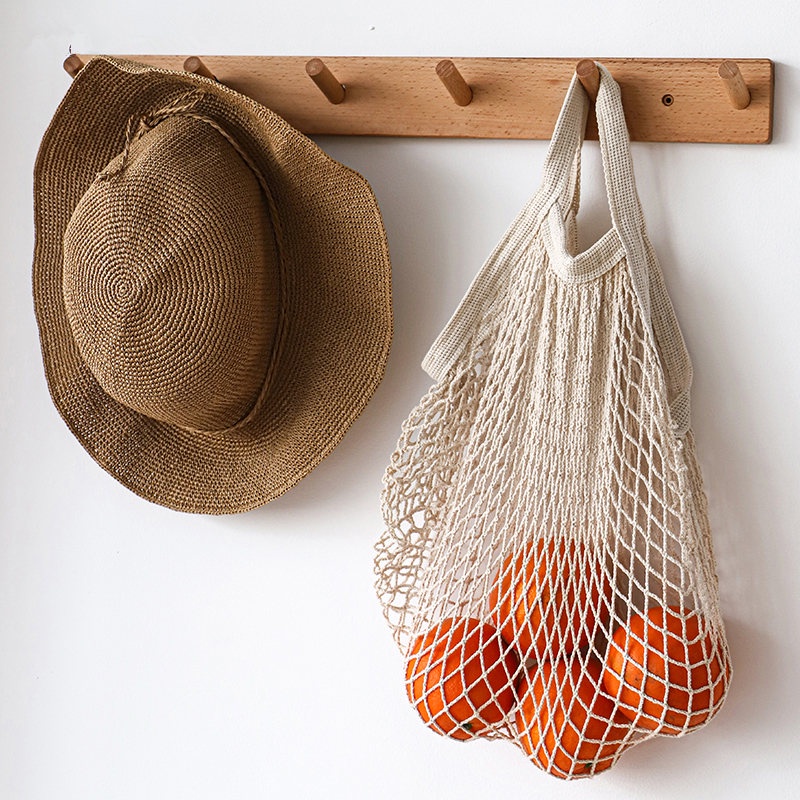 Túi Lưới Bằng Cotton Dùng Để Đựng Trái Cây Tiện Lợi