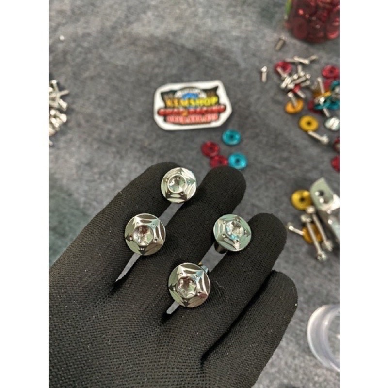 Combo 4 Ốc Salaya Gắn Tay Sách Wave 50/100/110