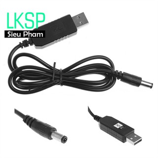 Dây Tăng Áp 5V Lên 12V 9V Cho Modem Wifi