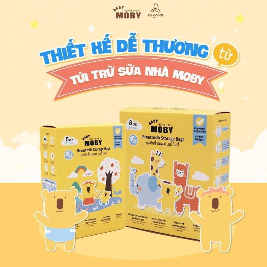 Túi trữ sữa Baby Moby Thái Lan ( 150ml - 240ml )