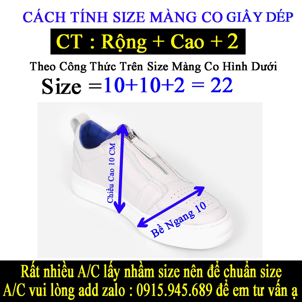 Màng Co Nhiệt PVC LOẠI 1 Bọc Bảo Vệ Giầy Dép ĐỦ SIZE
