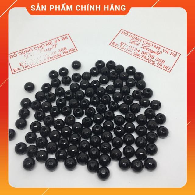 Combo 100 hạt trai nhựa làm vòng 8 li