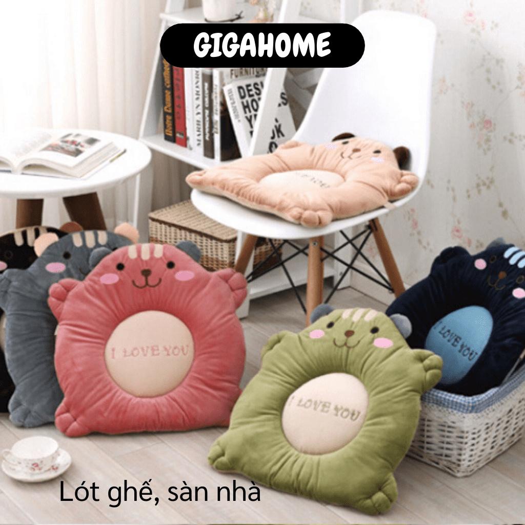 Đệm Ngồi GIGAHOME Đệm Lót Ghế, Để Dưới Sàn Hình Thú Bông Dày, Không Xù Lông 6718