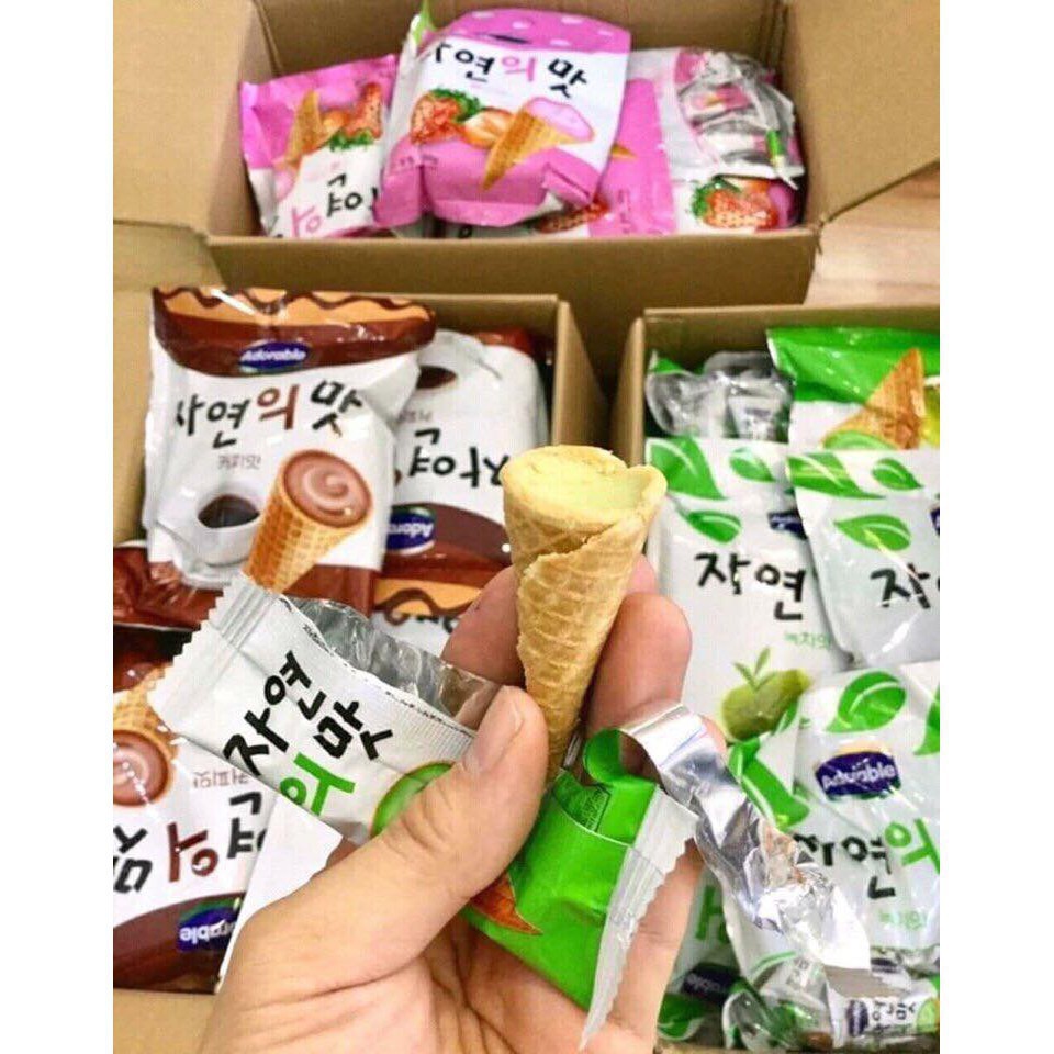Bánh Ốc Quế Kem Hàn Quốc