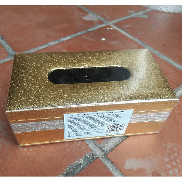 [Giá công phá] Hộp đựng giấy chữ nhật cỡ lớn golden Homestar (Nhập khẩu và phân phối bởi Hando)