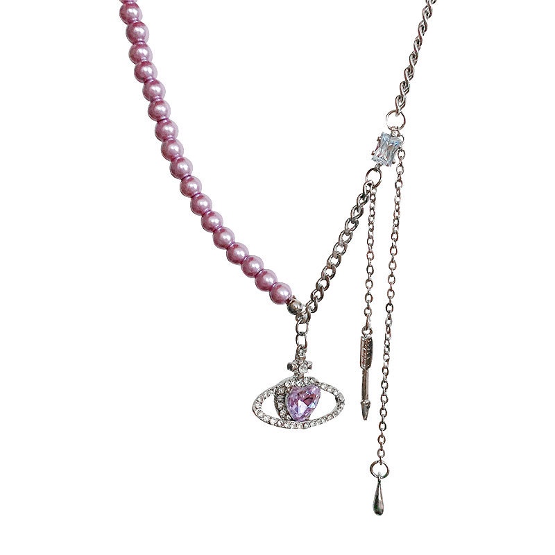 Vòng cổ mặt hình hành tinh thời trang