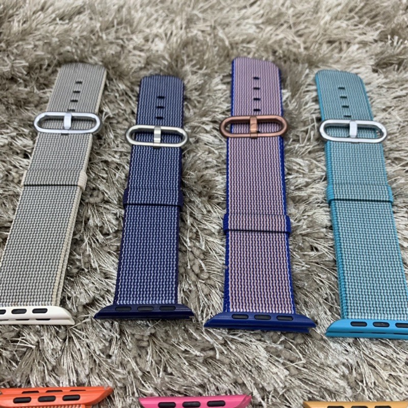 [Mã 267ELSALE hoàn 7% đơn 300K] Dây Woven nilon zin Apple Watch chính hãng Techroom