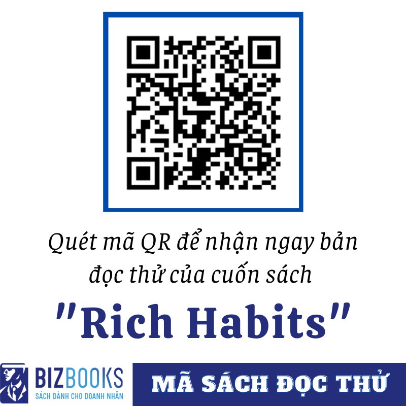 Kèm Quà Tặng Sách - BIZBOOKS - Rich Habits - Thói Quen Thành Công Của Những Triệu Phú Tự Thân- 1 BEST SELLER