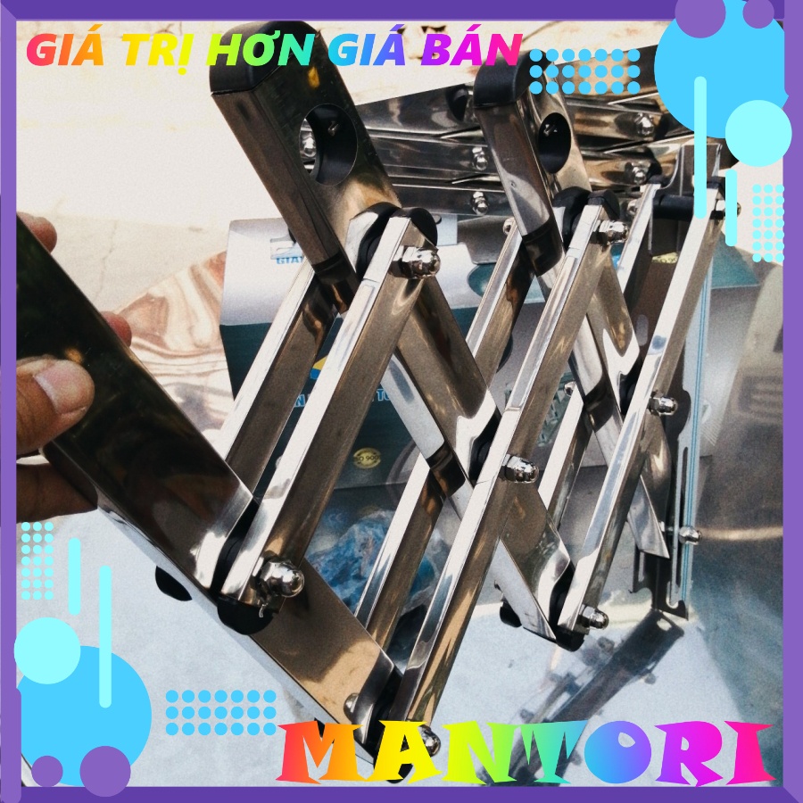 ⚜️Giàn Phơi INOX Thông Minh Tay Đôi Hòa Phát Mạnh Mẽ, Chịu Lực Hơn 70kg ⚜️ Hiện Đại, Sang Chảnh Làm Từ Inox 304 Sáng Bón