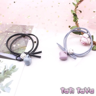 Cột tóc trái tim Hàn Quốc kute Tatitava