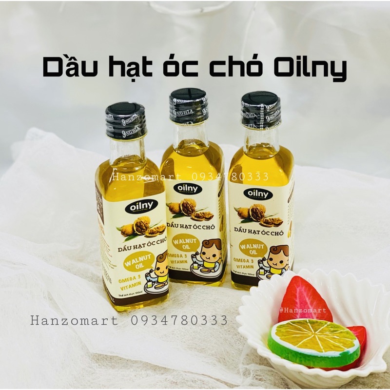 [7m+] Dầu óc chó dinh dưỡng Oilny 100ml cho bé ăn dặm