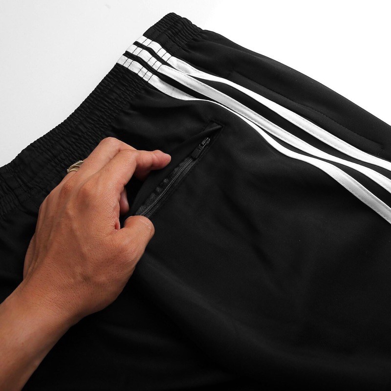 Quần dài thể thao 3 sọc nam ống bo | BigBuy360 - bigbuy360.vn