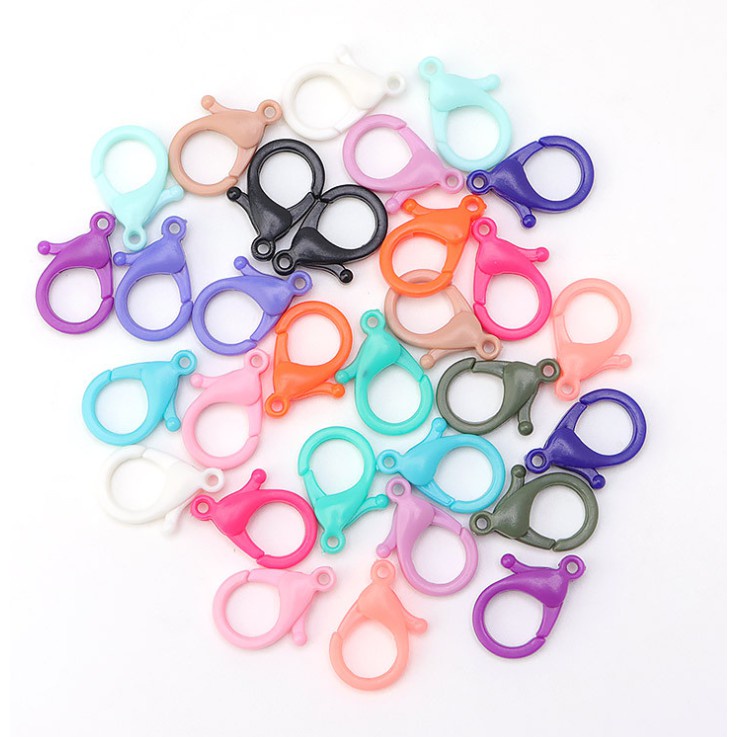 Nút Khóa Nhựa Màu Sắc 25mm Dùng Làm Chìa Khóa Diy