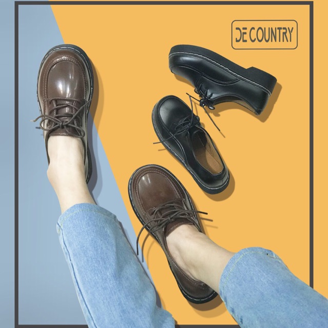 MỘC - giày oxfords cổ thấp