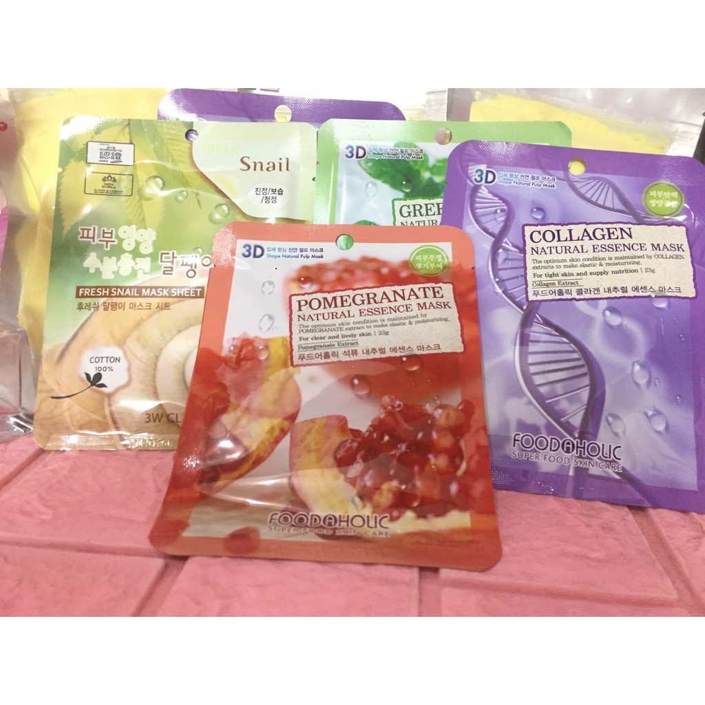 Mặt nạ giấy 3W ClInic, mặt nạ COLLAGEN cho da nhạy cảm