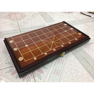 Bàn cờ gỗ hương đẹp, gấp gọn được
