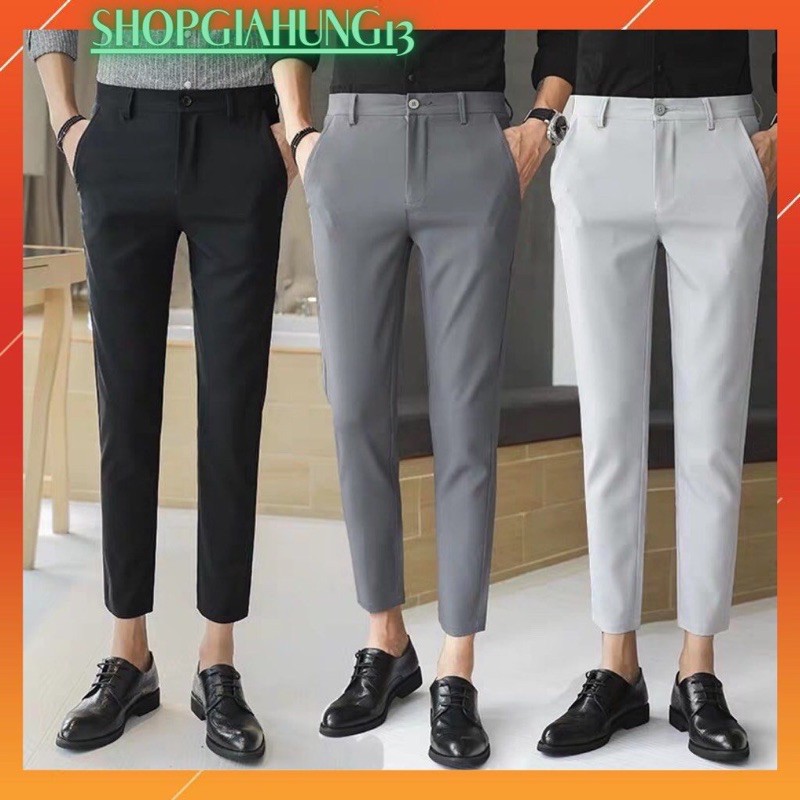 [ GIÁ HUỶ DIỆT ] QUẦN ÂU NAM vải co giản phom ôm ống côn, sản phẩm giá rẻ, hình thật có freeship. | BigBuy360 - bigbuy360.vn