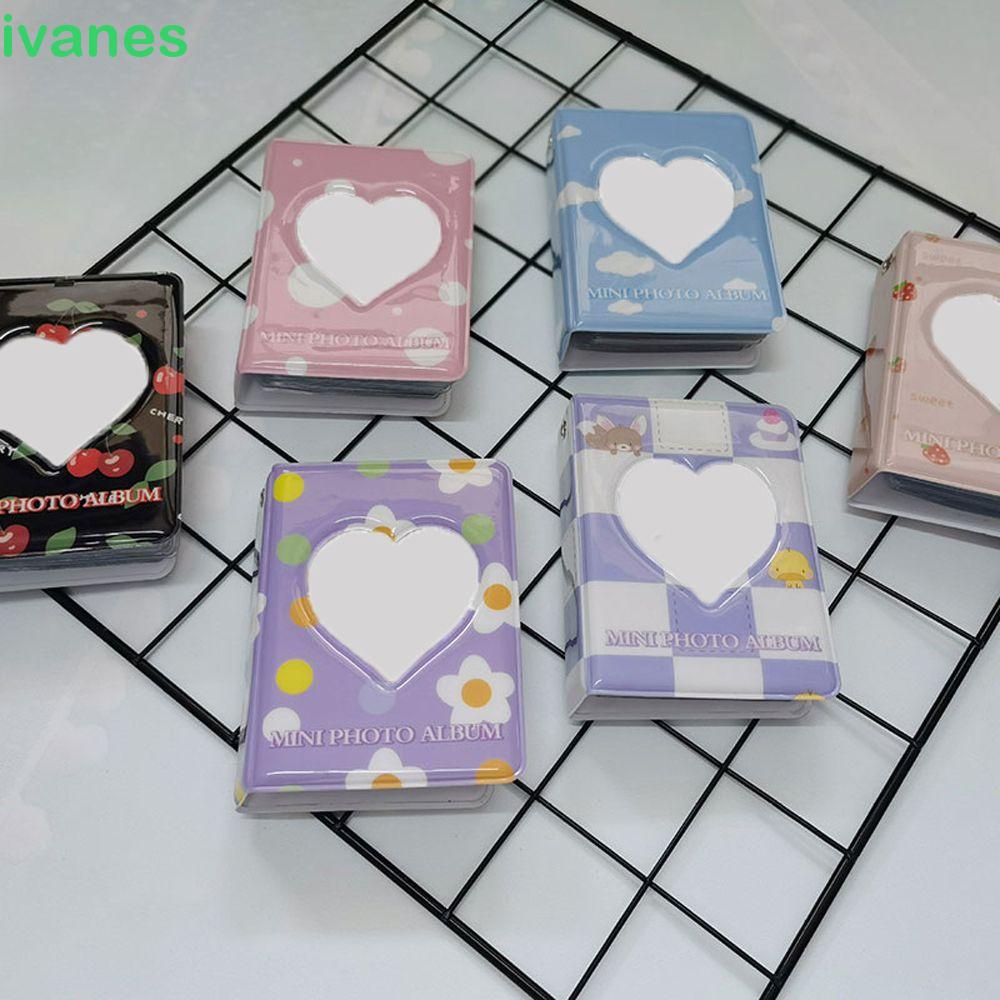 Tập album đựng hình thẻ thiết kế 40 khe đựng hình kiểu bướm / trái tim độc đáo tiện lợi