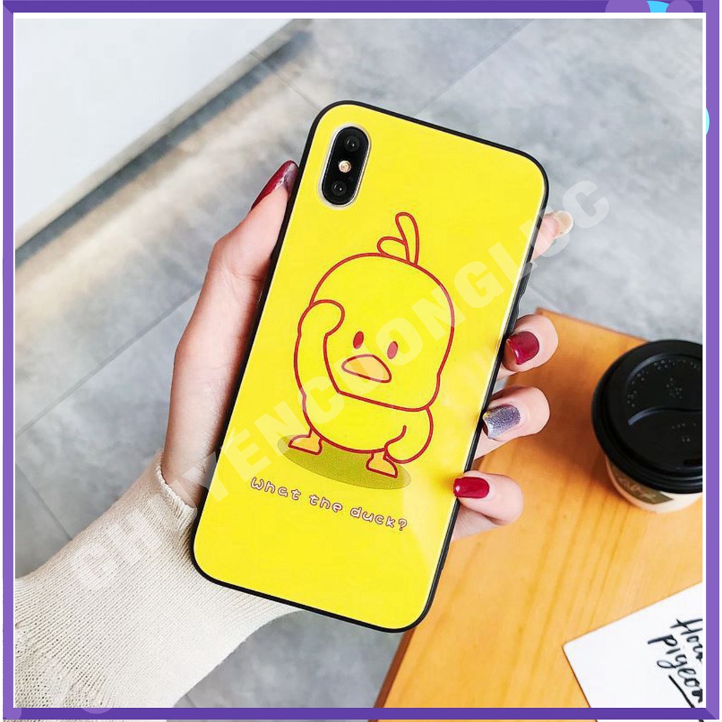 [HOT] Ốp Lưng Kính Cường Lực DUCK