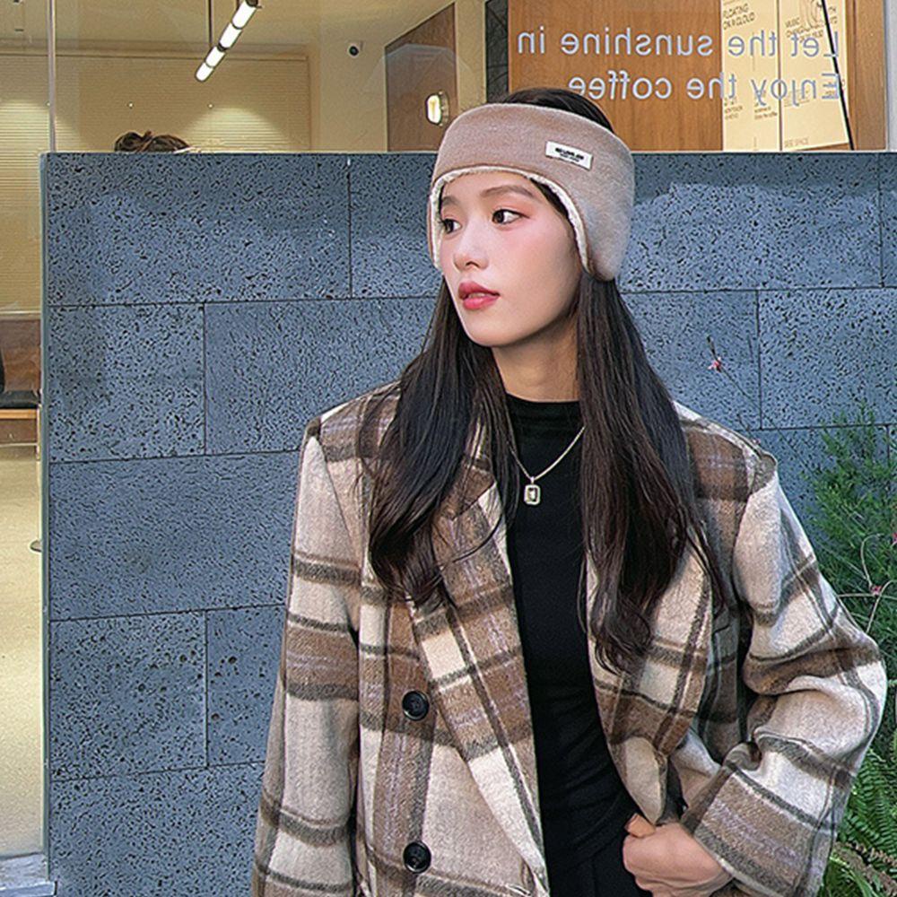 Chụp Tai Giữ Ấm Bằng Lông Cừu Hyaluronic Acid Thời Trang Mùa Đông