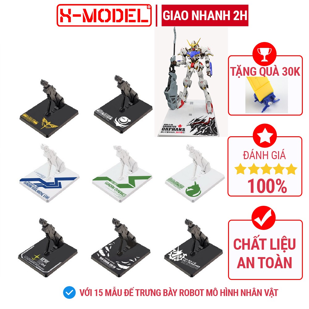 Đế trưng bày robot đồ chơi mô hình XMODEL XM005 Action Base Dụng cụ chơi mô hình GUNDAM 1/100 MG; 1/144 HG, RG