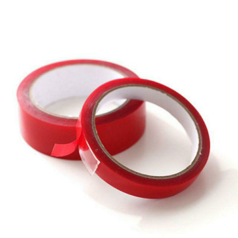 Băng keo  2 mặt nano TRONG SUÔT - SIÊU DÍNH - có 3 size