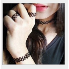 Set Chocker xinh xắn - vòng cổ + vòng tay + nhẫn