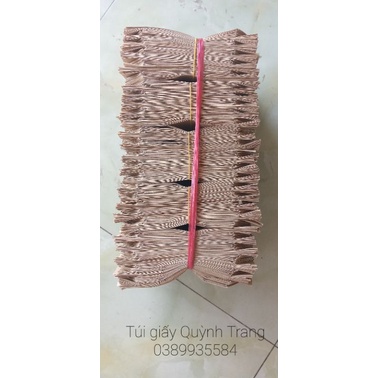 Combo 100 túi giấy đựng đồ khô, thực phẩm chiên rán KT 17x12 cm