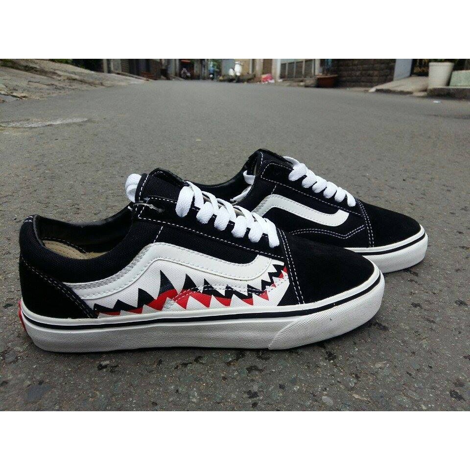 [KHUYẾN MÃI] Giày Thể Thao Old Skool Hàm Cá Mập Nam, Nữ