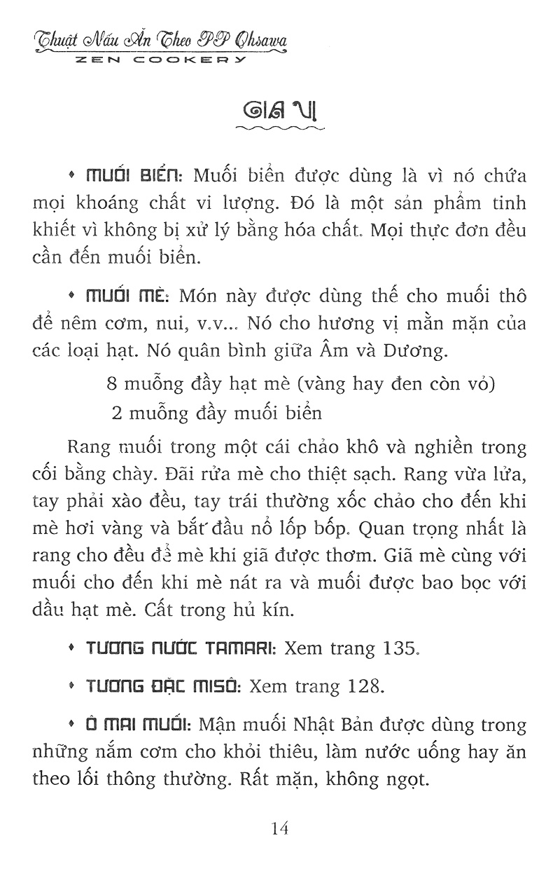 Sách Thuật Nấu Ăn Theo Phương Pháp Ohsawa