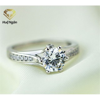 Nhẫn bạc Ý 925  - Nhẫn ổ kim cương đẹp RR1255