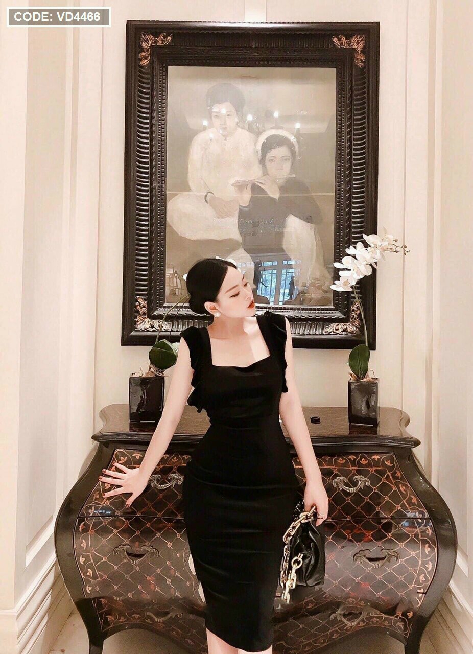 Đầm body tay bèo sexy | BigBuy360 - bigbuy360.vn