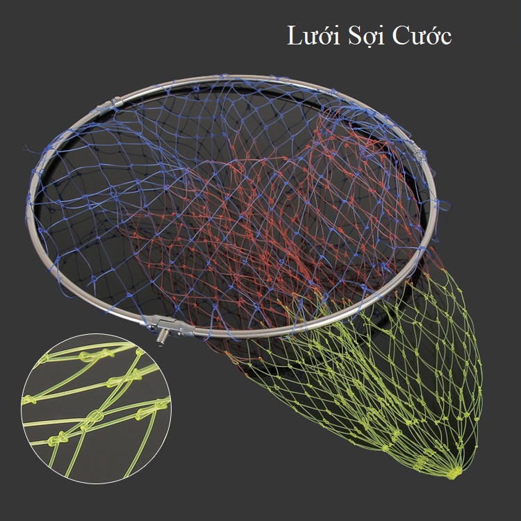 Mặt Vợt Inox Vành Tròn Chuyên Dụng Vợt Cá Siêu Tốt KK27