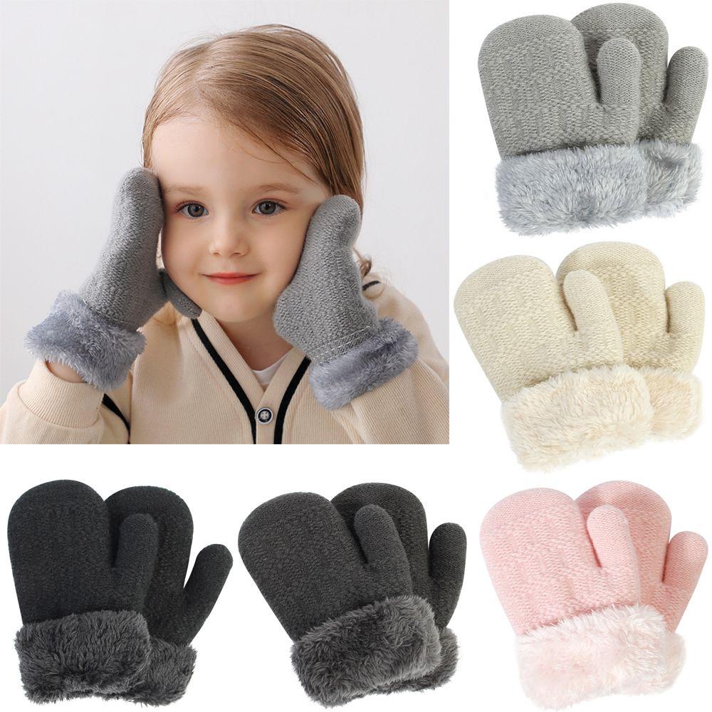 EUCA Găng Tay Giữ Ấm Hoạt Hình Dễ Thương Cho Bé