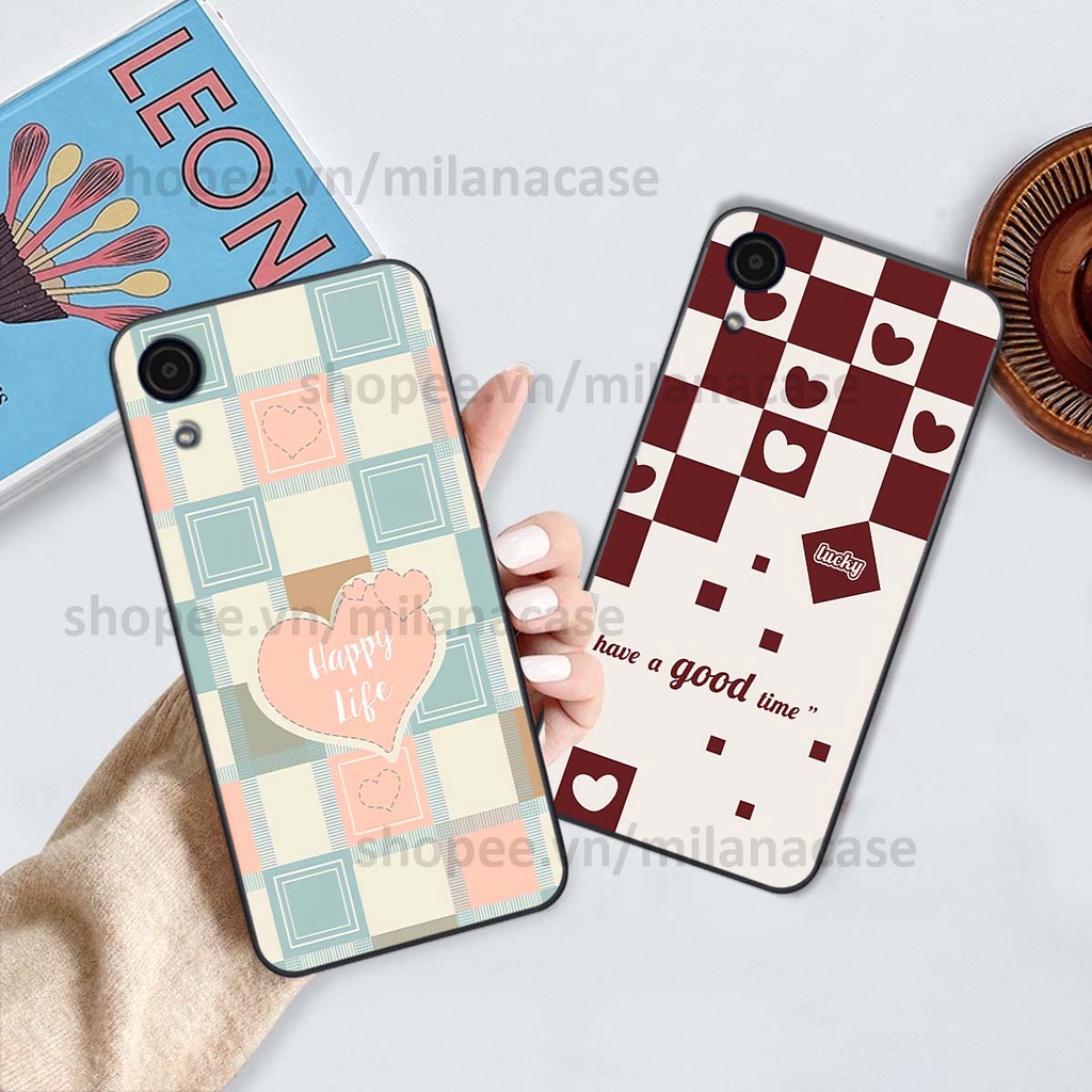 Ốp Samsung A03 Core caro họa tiết nhiều màu sắc siêu đẹp thời trang cá tính