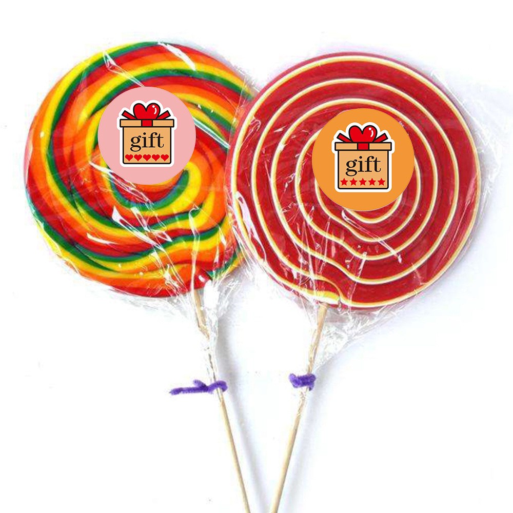 TD03_Tem dán chữ " GIFT FOR YOU" >