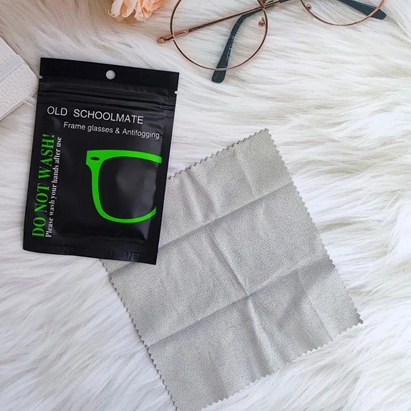Bộ 10 Khăn Lau Mắt Kính/Mắt Kính Chống Sương Mù Tái Sử Dụng Tiện Lợi
