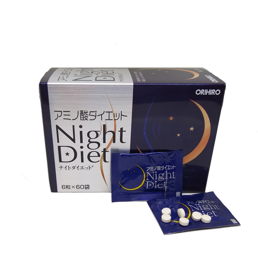 Viên trà ban đêm AMINO ACIDS NIGHT DIET 60 gói Orihiro