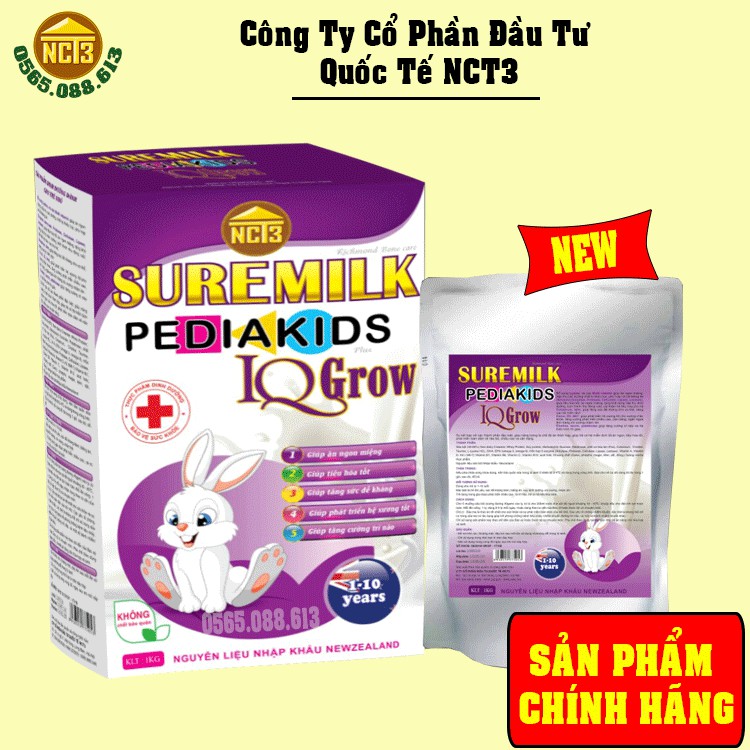 Sữa Dinh Dưỡng Cho Trẻ Phát Triển Toàn Diện Pediakids ( 1kg ) (Hàng chính hãng công ty NCT3 )