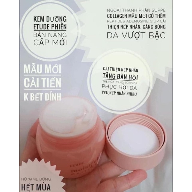 🔥Kem dưỡng bổ sung collagen Etude House Moistful Collagen Deep Cream