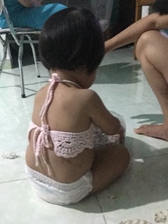 Bikini mẹ và bé (hồng)