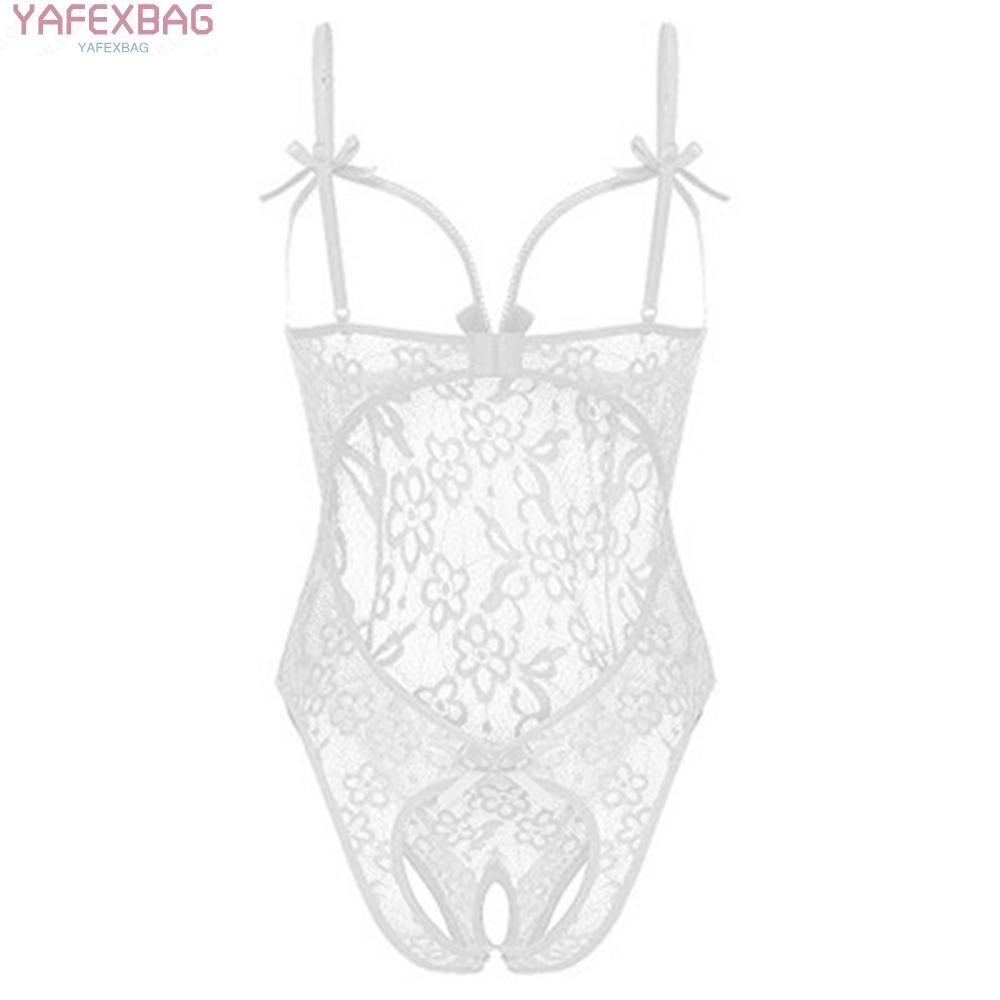 Womens Sexy-Lingerie Lace One Piece Open Crotchles Sleepwear Hollowed Out See Throught Bobysuit | BigBuy360 - bigbuy360.vn