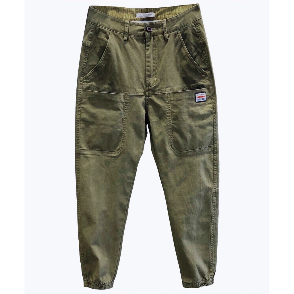 Quần Jogger Túi Hộp Kaki Nam, Nữ Cao Cấp - Dày Dặn - Co Giãn Tốt - Cỡ Nhỏ - AH STORE