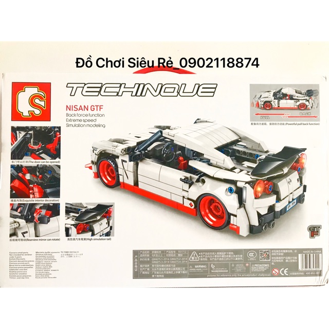 Bộ Lắp Ghép Siêu Xe Thể Thao Nissan GTF Hàng Cao Cấp